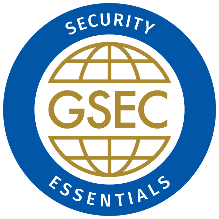 GIAC GSEC certification badge